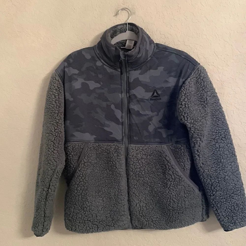Reebok Como Full Zip Sweatshirt Sweater Men’s Size S